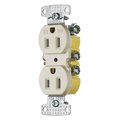 Hubbell Wiring Device-Kellems TradeSelect, Straight Blade Devices, Residential Grade, Receptacles, Weather and Tamper Resistant Duplex, 15A 125V, 5-15R RR15SLAWRTR